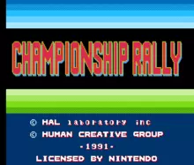 Image n° 7 - titles : Championship Rally